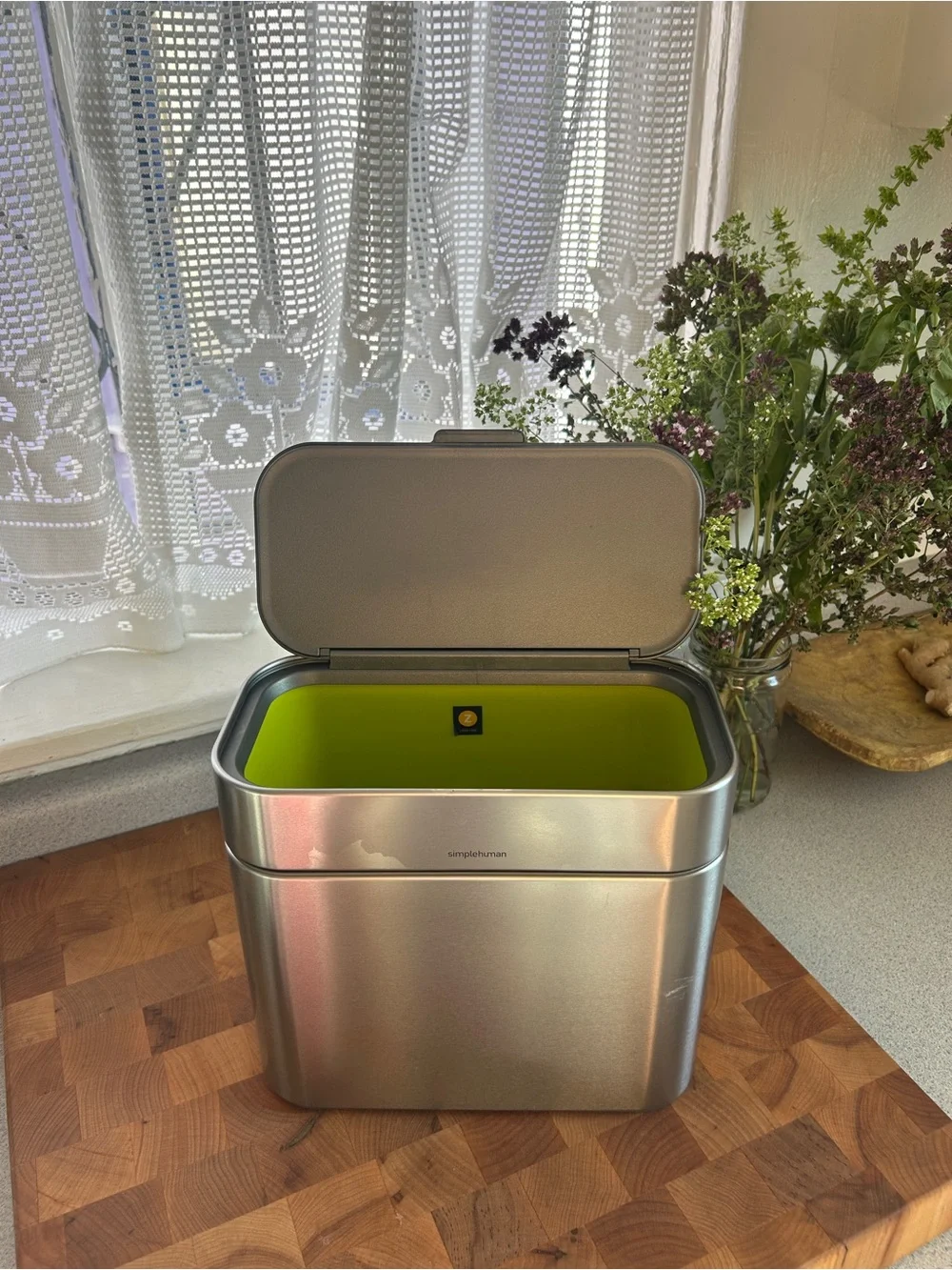Simplehuman 4 Gallon Stainless Steel Compost Bin